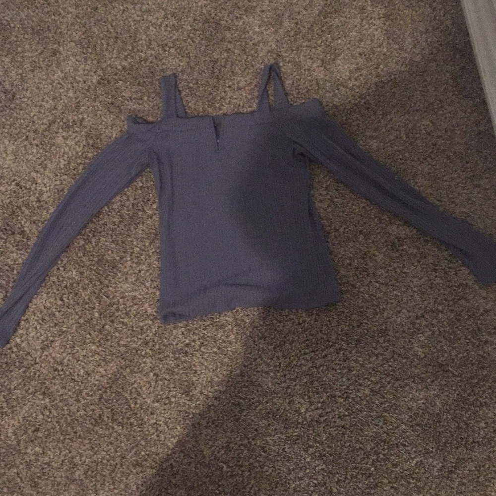 A off the shoulder strap shirt